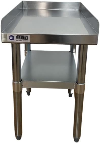 Komander Stainless Steel Equipment Stand 24" X 15" X 24"H NSF