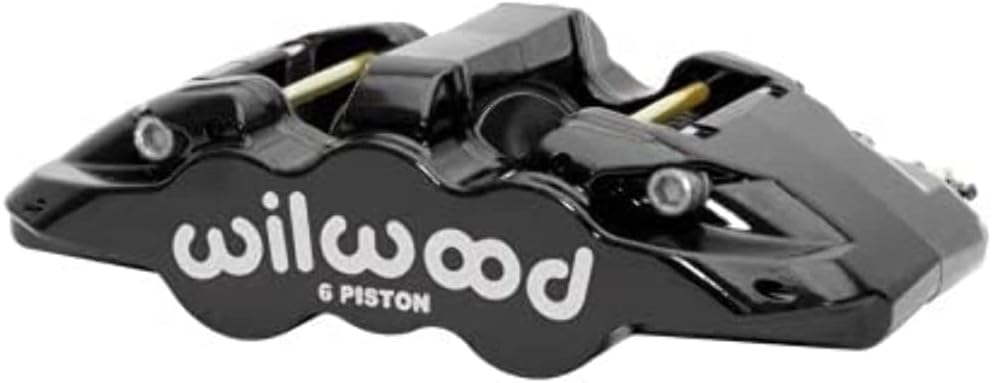 Wilwood Caliper - Aero6-DS Forged Six-Piston Caliper - 6.52in Piston 1.25in Rotor - Black