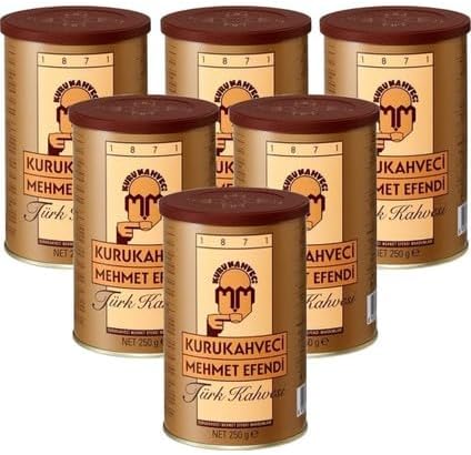 Turkish Coffee Kurukahveci Mehmet Efendi Mocha 250g 6-pack