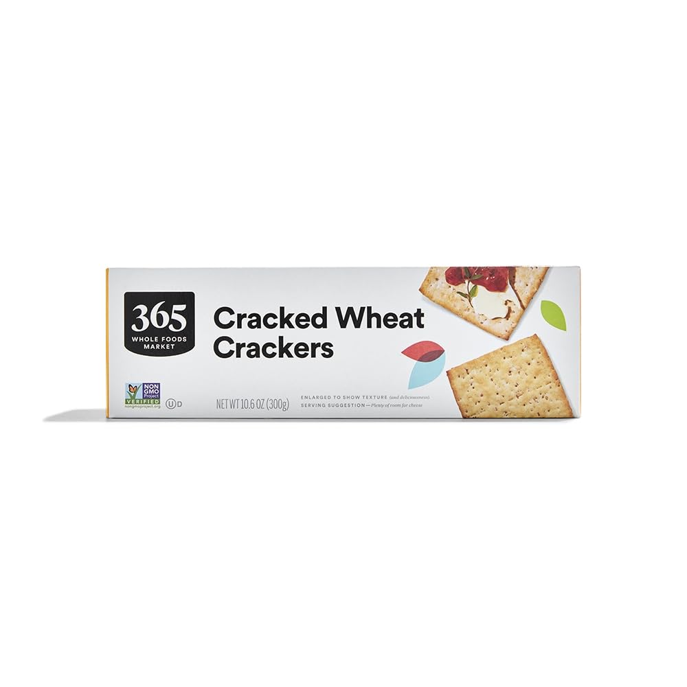 365 by Whole Foods Market, Cracked Wheat Crackers, 10.6 OZ