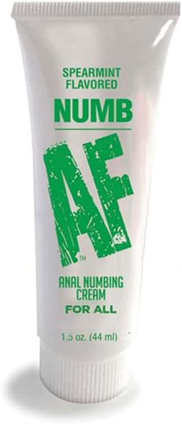 Numb AF Anal numbing Cream 1.5 fl oz Spearmint Flavored