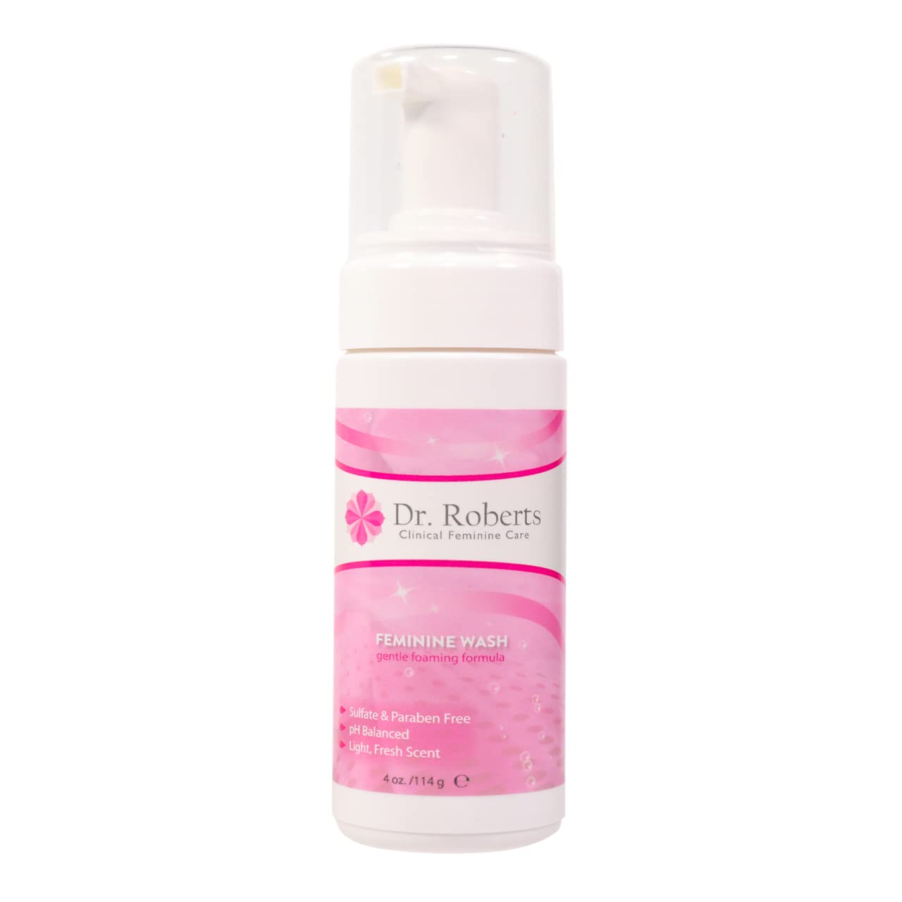 Dr. Roberts Feminine Wash for Women, pH balancing- Vaginal Wash for Sensitve skin, light fresh scent non irritating, aids in Vaginal flora Health