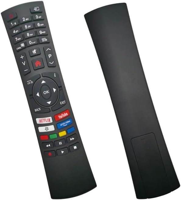 Replacement TV Remote Control for Bush/Vestel/Nordmende Smart TV LED LCD HDTV - No Setup Needed