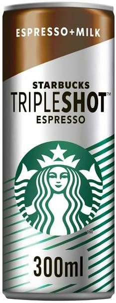 Starbucks Tripleshot Espresso Iced Coffee Can - 300ml (Pack 12)