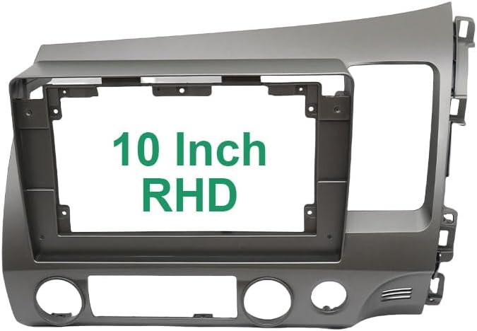 Car Interior Accessories Audio Frame 9 Inch 10 Inch Car Frame Fascia Adapter Android Radio Dash Fitting Panel Kit/Fit For Honda Civic G8 2006-2011(10inch RHD Frame)
