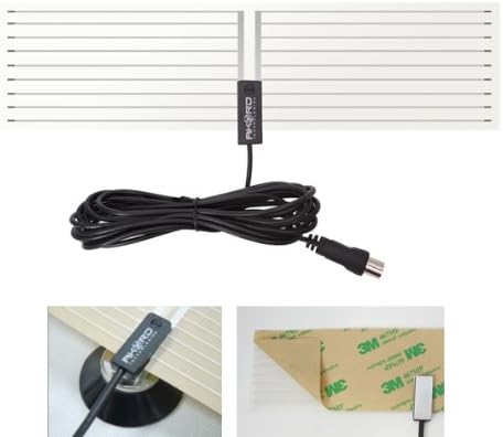 AKORD® FREEVIEW HD DIGITAL TV AERIAL - HIGH GAIN - PORTABLE INDOOR DVB-T TELEVISION