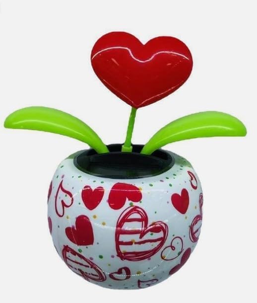 Galepromot Solar Dance Flower, Solar Powered Dancing Flower for Desk, Window, or Car Decoration, Fun Swinging Solar Flower, Solar Power Kits, Unisex Adult