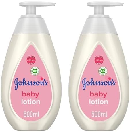 Johnson's Baby Lotion - Gentle and Mild for Delicate Skin and Everyday Use – 24h Moisturisation, 500 ml (Pack of 2)