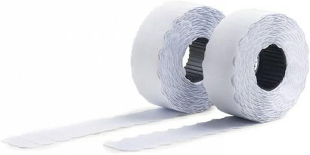 Avery PLP1626 Permanent Label Roll for PL2/18 2 Line Pricing Gun - White, (26 x 12 mm, 1200 Labels Per Roll)