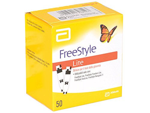 Abbott Freestyle Glucose Strips, Lite, Pack of 50