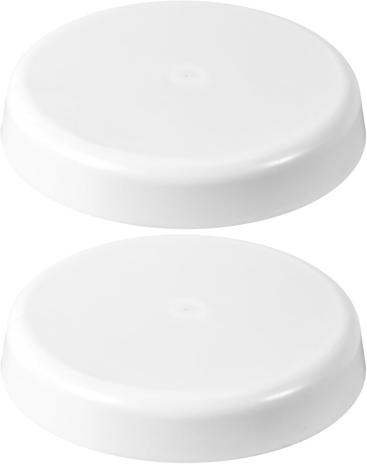 2pcs RV Roof Mushroom Vent Cap for Keystone Camper Trailer, Waterproof Plastic Camper Vent Cover Replacement for Vehicle Plumbing Ventilation (White)