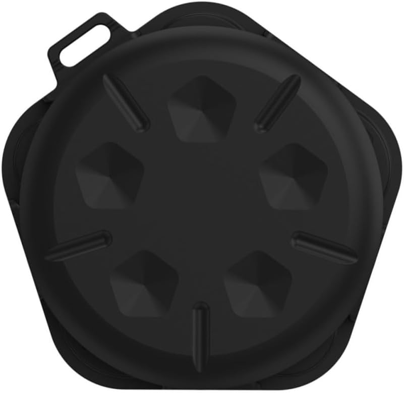 GLEAVI Black Abs Coin Storage Box for Coin and Medal Collection Featuring Oxidation Resistance and Anti-Slip Design for Business Use and Practical