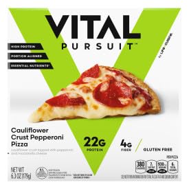 Vital Pursuit Cauliflower Crust Pizza, Pack of 10 (Pepperoni)
