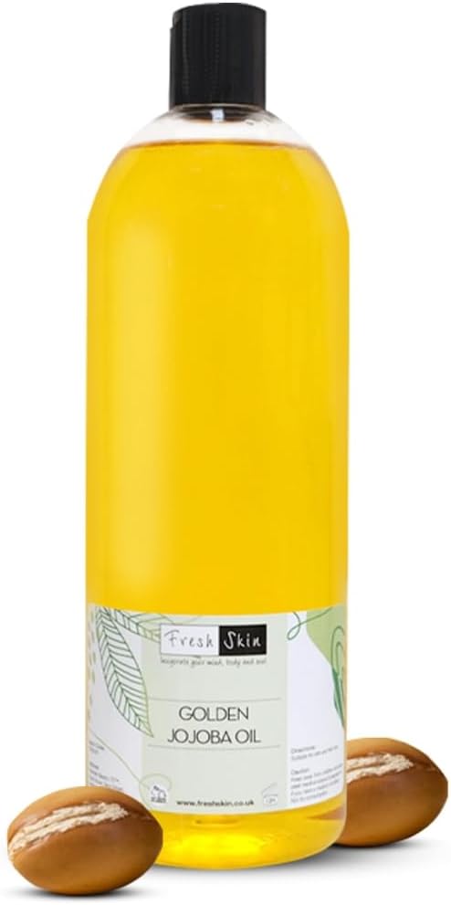 Freshskin Golden Jojoba Oil 500ml - Pure Unrefined Cold Pressed