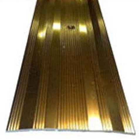 Threshold 61mm Wide Carpet Door Plate Brass Effect 3ft Length