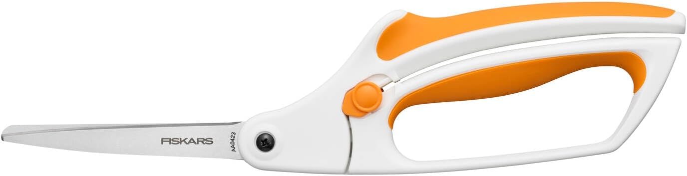 Fiskars 23cm RazorEdge™ Sewing Scissors – Stainless Steel Blades, Shears for Sewing & Fabric, Softgrip™ Handles