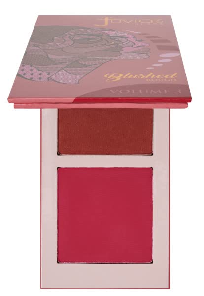 Juvia's Place Duo Blush Volume 3 - Matte Powder Blush for Cheeks Makeup