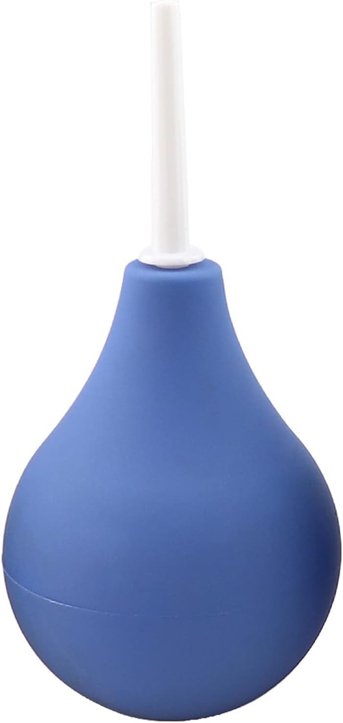 Anal Douche Enema Bulb Vaginal Douche Enema Cleaner for Women’s or Man’s Health -for Water or Coffee Colon Cleansing, Detox and Constipation (Blue, 7.4Ounce)…