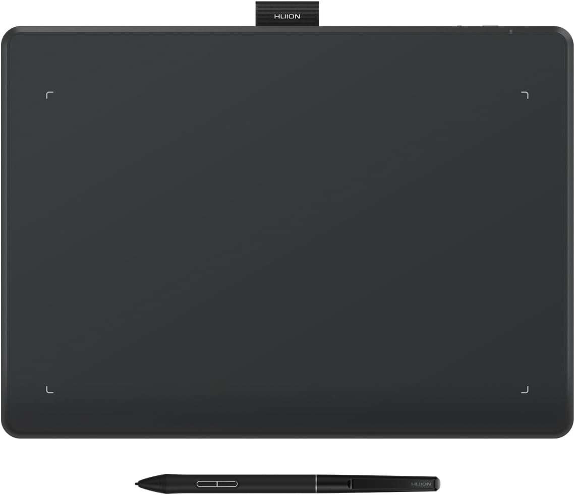 HUION Inspiroy Frego Medium Wireless Drawing Tablet, 10 x 6.25 inch Bluetooth Graphics Tablet, Portable for Design, Writing, Photo Editing, Teaching, Compatible with Windows, Mac, Android and Linux