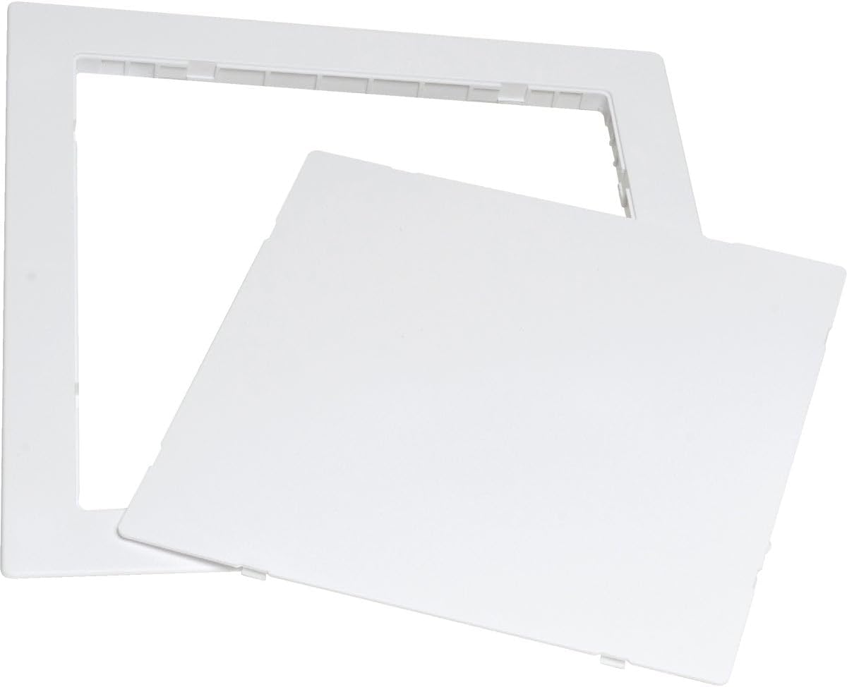 Oatey 34056 14-in. Flush-or Surface-Mounted Wall Access Panel, White, 14"x 14"