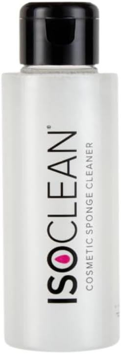 ISOCLEAN Cosmetic Sponge Cleaner, Dissolves & Removes Makeup on Sponges, Blenders and Powder Puffs, Vegan Sanitizing Wash - 110ml