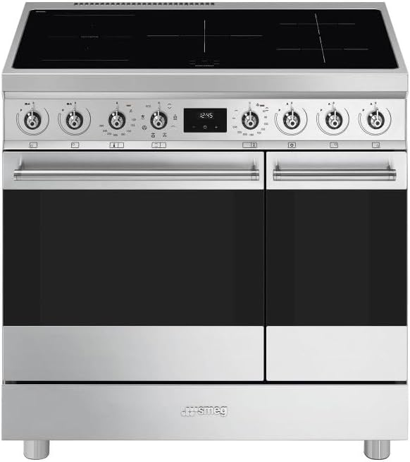 SMEG C92IMX2 90 cm Electric Induction Range Cooker - Stainless Steel
