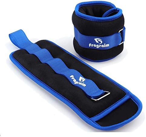 Ankle Weights for Women, Men and Kids - 1/2/3/4/6/8/10/12/15/20 LBS 1 Pair Strength Training Wrist/Leg/Arm Weight with Adjustable Strap for Jogging, Gymnastics, Aerobics, Home Fitness, Physical Therapy