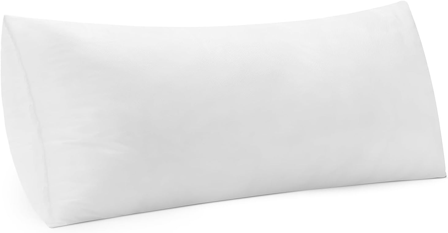 MIULEE 14x36 Inch Pillow Insert, Throw Pillow for Bed Sofa Couch Rectangle Decorative Lumbar Virgin Microfiber Stuffer
