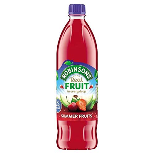 Robinsons Summer Fruits Squash with No Added Sugar (1L) - Pack of 2