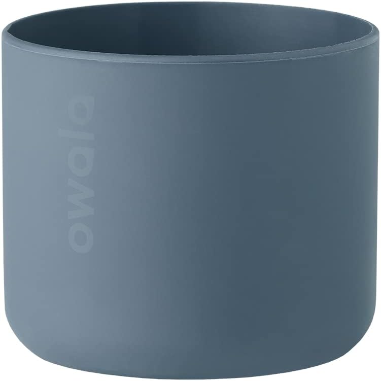 Owala Silicone Water Bottle Boot, Anti-Slip Protective Sleeve for Water Bottle, Protects FreeSip and Flip Stainless Steel Water Bottles, 32 Oz, Blue