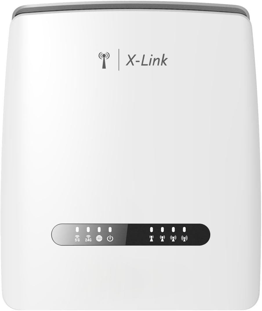 X-Link AX3000 Dual Band Wi-Fi 6 Router, Mesh Wi-Fi Router, 802.11ax Internet Router, 2 Gigabit Ports，160MHz, MU-MIMO, OFDMA, WPA3(White)