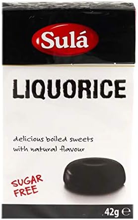 (4 PACK) - Sula Liquorice Sweets - Sugar Free | 42 x 14g x | 4 PACK - SUPER S...