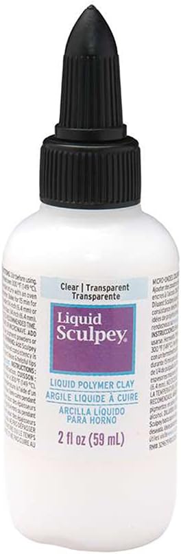 Sculpey Polyform ALS BK02 Liquid Bakeable Clay - Clear, 2 fl oz (59 mL)