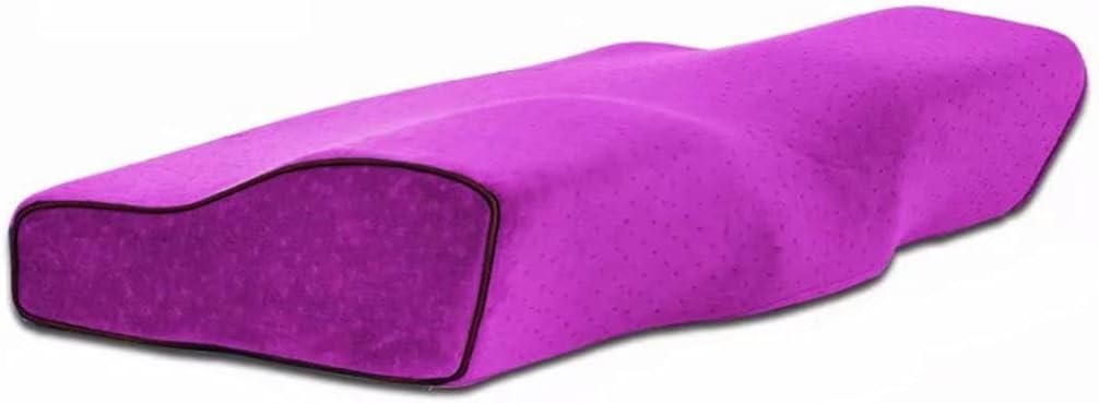 Cervical Pillow Contour Memory Foam Orthopedic Pillow for Neck, Cervical Support Pillow for Side and Back Sleepers Ergonomic Anti-snoring Washable Pillowcase for Neck Pain Relief