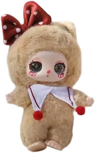 CALEMBOU Plush Doll Blind Box, 8.5'' Cute Stuffed Animal Plush Toys, Kawaii 1 of 6 Possible Mystery Collectible Toys Cute Soft Animals Charm Birthday Gifts (Liila's Lucky Cat Series)