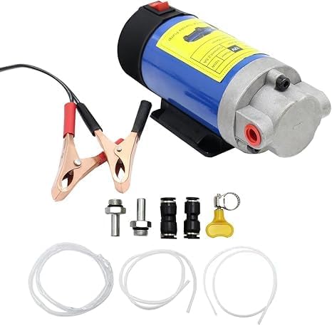 oil change pump extractor kit Engine Oil Pump Portable Electric Self-Priming Motor for Car, Jet Ski, Truck, Camper, Motorbike,ATV,RV, Boat100W
