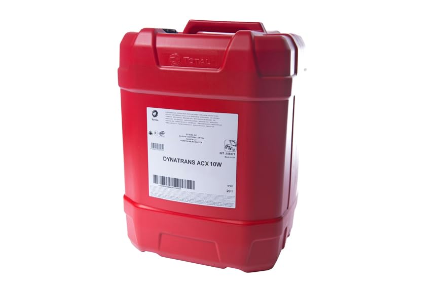 TotalEnergies Dynatrans ACX 10W Gear Oil 20 Litre - Multi-Functional Transmission and Hydraulic Fluid for Agricultural Equipment