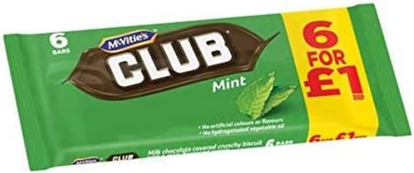 Mcvities Club Mint 6Pk | 6'S x 12