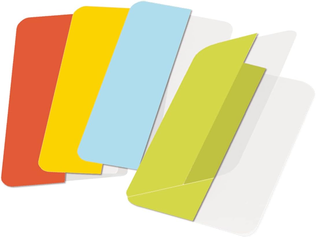 3L 40 mm Self Adhesive Twin Index Tabs - Assorted Colour (Pack of 24) 10532