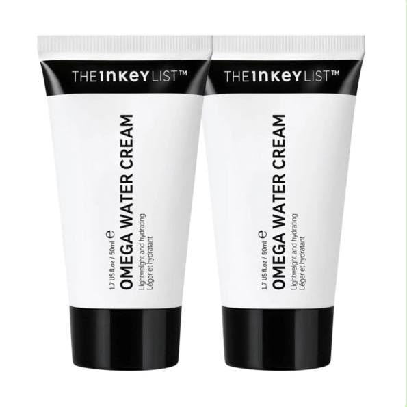 The INKEY List Omega Water Cream Duo - Silky, oil-free moisturizer duo, White