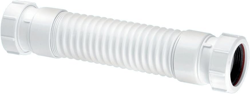 McAlpine FLEXCON4 Flexible Waste Connector Fitting 1-1/2inch Universal Outlet, White