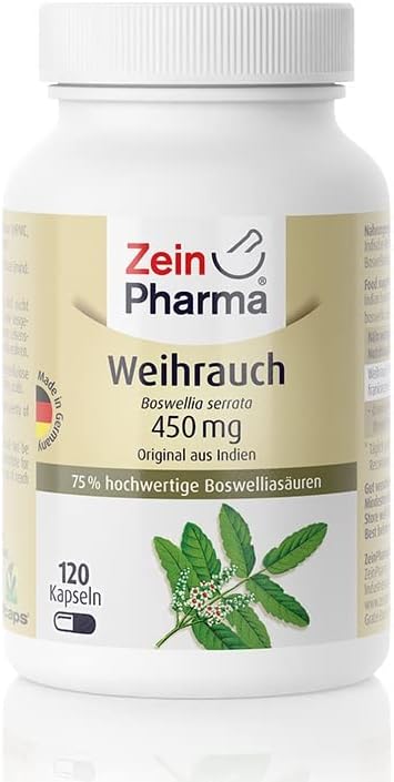 ZeinPharma Boswellia Frankincense, 120 Vegetarian Capsules, 1 x 69 g