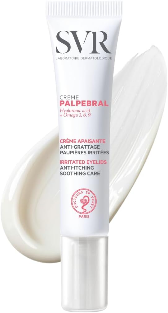 SVR PALPEBRAL Eczema Eye Cream for Dry Itchy Sensitive Eyelids 15ml