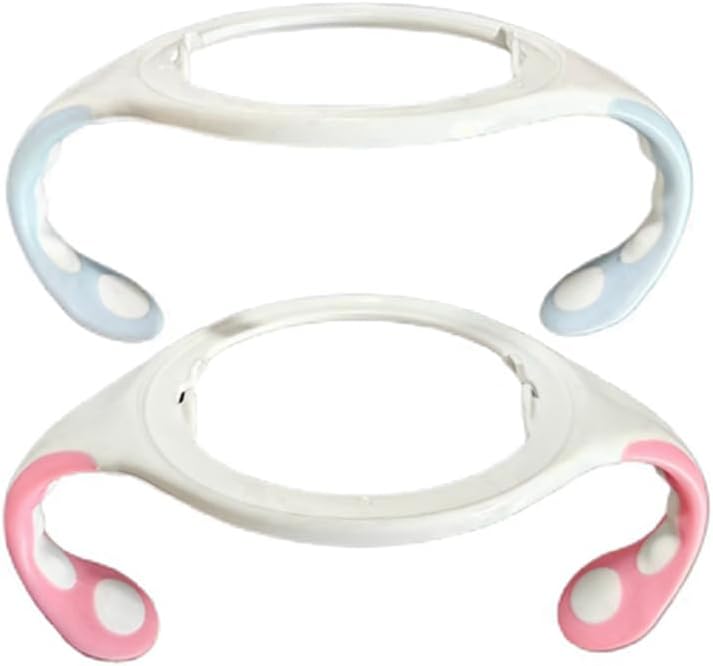 Bottle Handles Compatible with Tommee Tippee Closer to Nature Bottles and Non-Insulated Cups, Anti-Slip Bottle Holder,Blue and Pink 2 Count