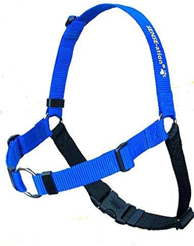 The Original Sense-ation No-Pull Dog Training Harness (Blue, Small)
