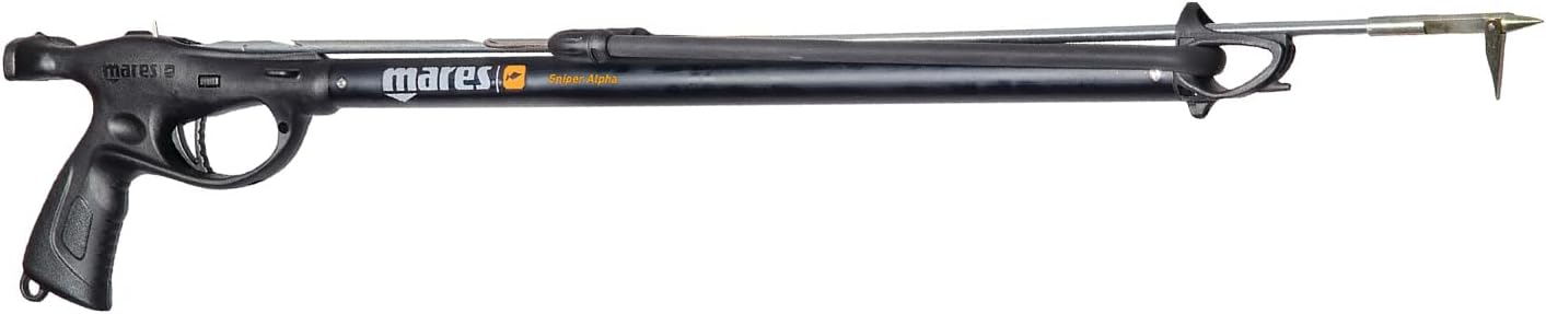Mares Sniper Alpha Sling Gun Speargun for Spearfishing - Spear Gun with Aluminum Barrel & Circular Elastic