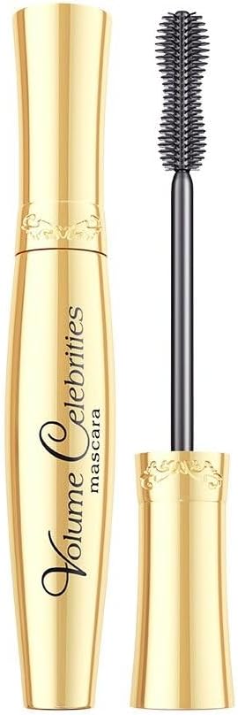 Eveline Cosmetics Volume Celebrities Volume Celebrity Volumizing & Curling Mascara with Carnauba Wax and Jojoba Oil