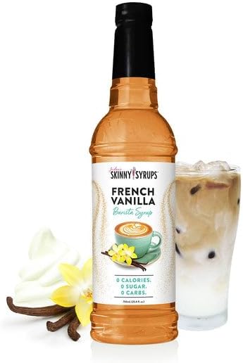 Jordan's Skinny Syrups | 0 Calories | 0 Sugar | 0 Carbs | French Vanilla Syrups 750mL