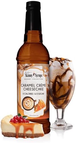 Jordan's Skinny 0 Calories | 0 Sugar Caramel Crème Cheesecake Syrups 750mL