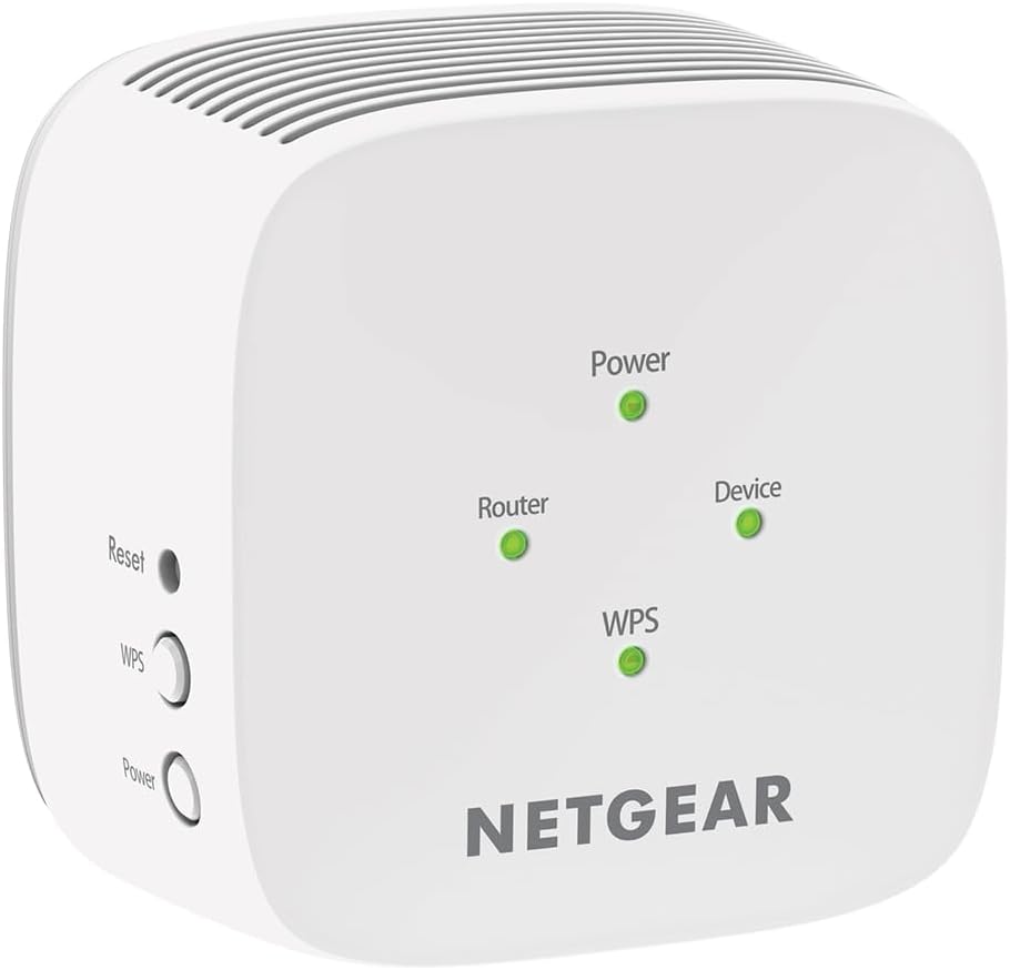 NETGEAR WiFi Extender Booster EX3110 | Dual Band Wifi Extender | Internet Booster | Works with any Wifi Router | Easy Setup UK Plug